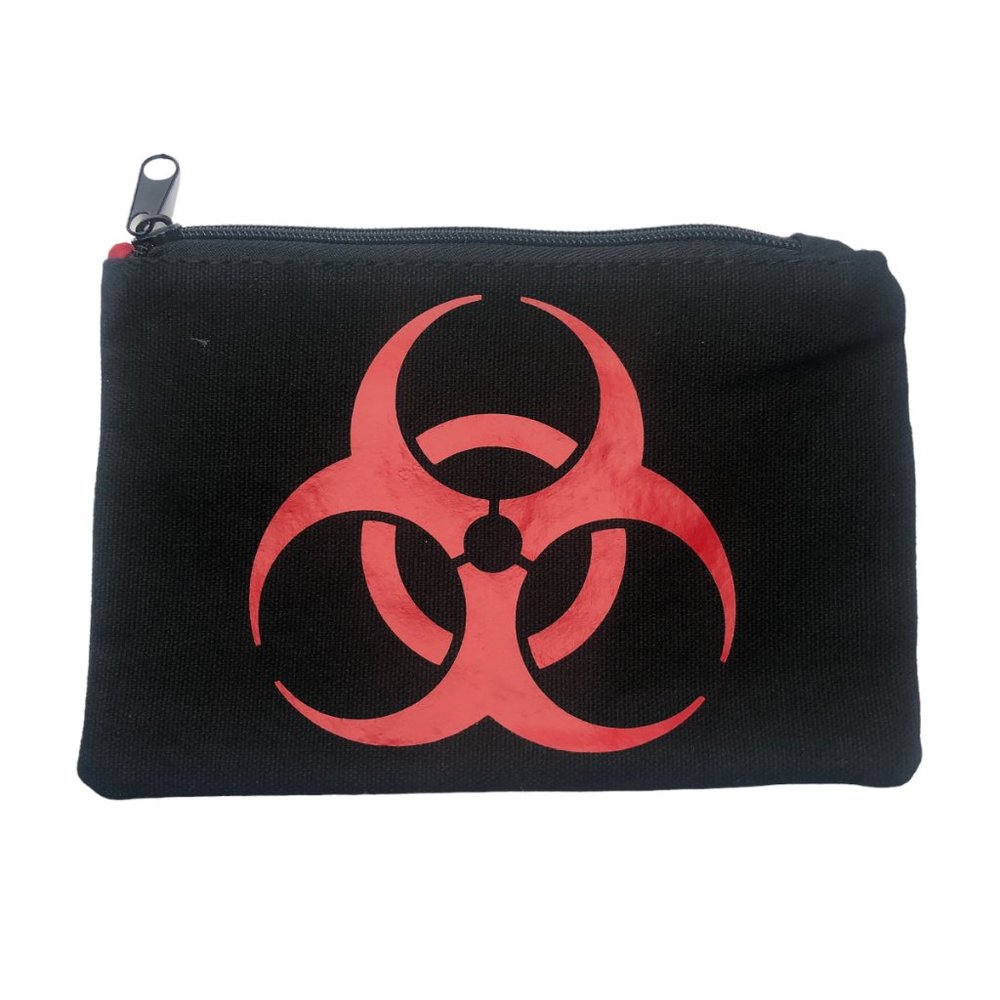 Black and Red Cosmetic Bag